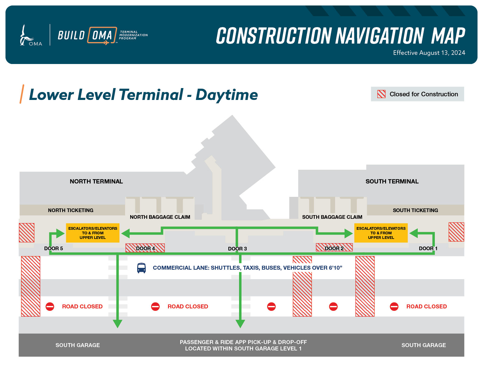 Airport Maps: Construction Navigation | OMA Omaha Eppley Airfield