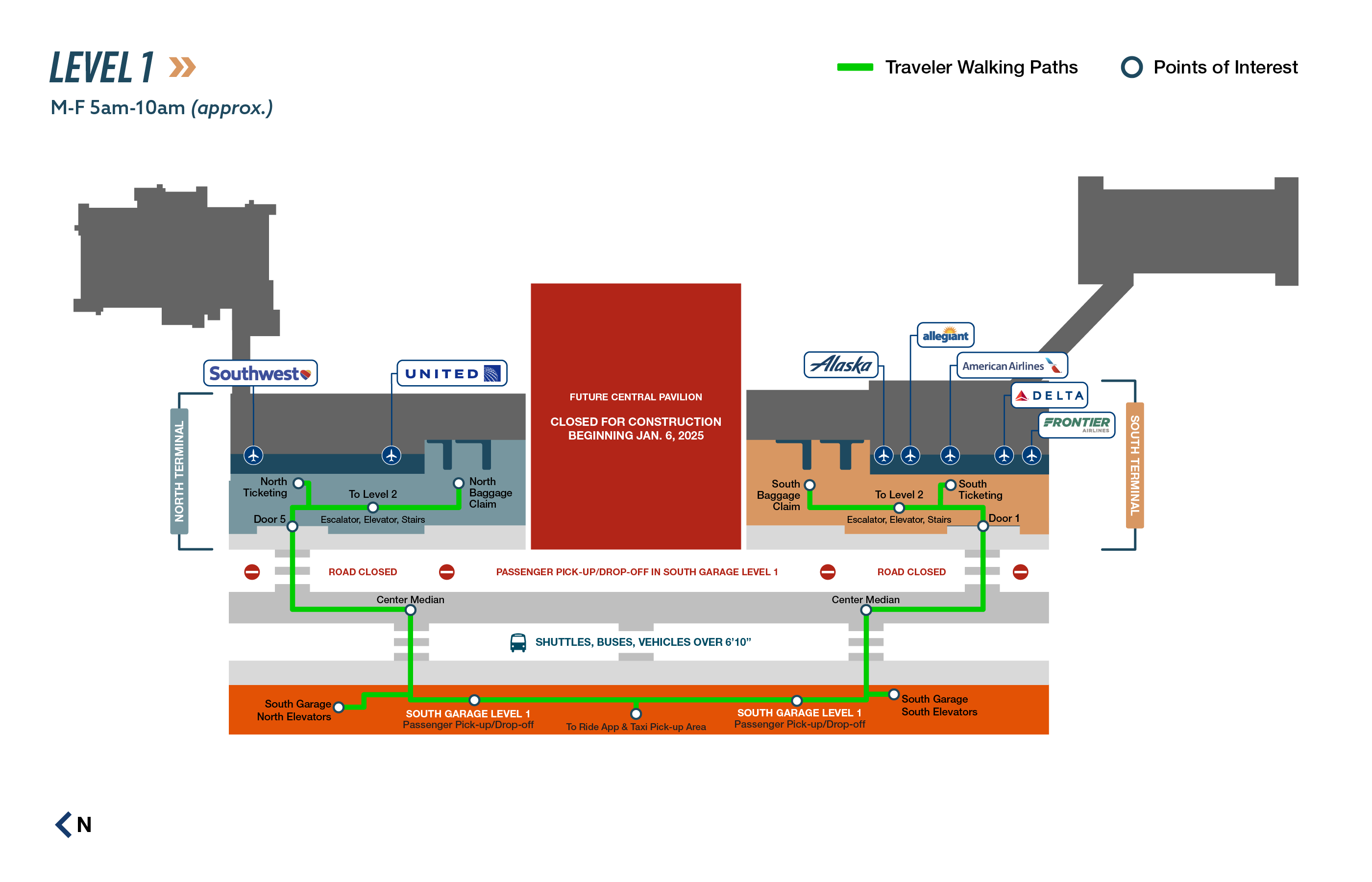 OMA Construction Navigation Level 1 5am-10am | January 6, 2025