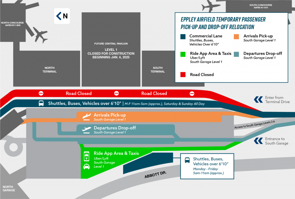 OMA Passenger Pick-up/Drop-off | January 25, 2025